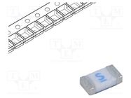 Fuse: fuse; time-lag; 4A; 32V; 32VDC; SMD; ceramic; 3.18x1.52x0.58mm LITTELFUSE