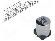 Capacitor: hybrid; 180uF; 25VDC; SMD; ESR: 30mΩ; ZKU; ±20%; 4000h PANASONIC