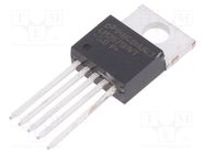 PMIC; DC/DC converter; Uin: 4÷60VDC; Uout: 5VDC; 1A; TO220-5; THT TEXAS INSTRUMENTS