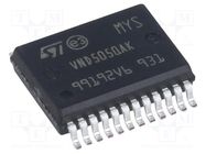 IC: power switch; high-side; 18A; Ch: 2; N-Channel; SMD; PowerSSO24 