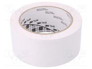 Tape: marking; white; L: 33m; W: 50mm; self-adhesive 3M