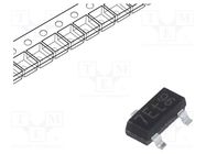 Transistor: PNP; bipolar; 300V; 0.1A; 250mW; SOT23,TO236AB NEXPERIA