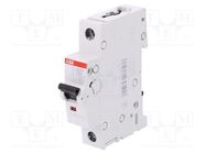 Circuit breaker; 230VAC; Inom: 20A; Poles: 1; Charact: C; 6kA; IP20 ABB