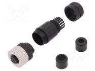 Connector: M12; plug; PIN: 5; female; A code-DeviceNet / CANopen DEGSON ELECTRONICS