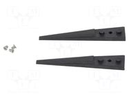 Kit of tips; Blade tip shape: flat; Tweezers len: 40mm; ESD; 2pcs. IDEAL-TEK