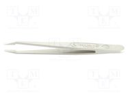 Tweezers; Blade tip shape: sharp; Tweezers len: 115mm; ESD 