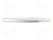 Tweezers; Blade tip shape: sharp; Tweezers len: 110mm; ESD IDEAL-TEK