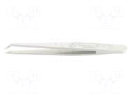 Tweezers; Blade tip shape: sharp; Tweezers len: 110mm; ESD IDEAL-TEK