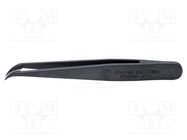 Tweezers; Blade tip shape: sharp; Tweezers len: 115mm; ESD 