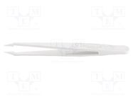 Tweezers; Blade tip shape: sharp; Tweezers len: 115mm; ESD 