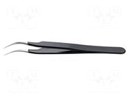 Tweezers; Blade tip shape: sharp; Tweezers len: 120mm; ESD IDEAL-TEK