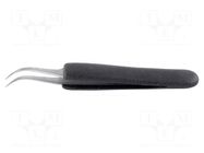 Tweezers; Blade tip shape: sharp; Tweezers len: 120mm; ESD IDEAL-TEK