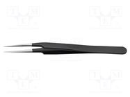 Tweezers; Blade tip shape: sharp; Tweezers len: 110mm; ESD IDEAL-TEK