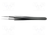 Tweezers; Blade tip shape: sharp; Tweezers len: 110mm; ESD 