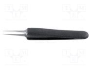 Tweezers; Blade tip shape: sharp; Tweezers len: 110mm; ESD 