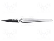 Tweezers; replaceable tips; Blade tip shape: flat; ESD IDEAL-TEK