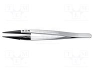 Tweezers; replaceable tips; Blade tip shape: flat; ESD IDEAL-TEK