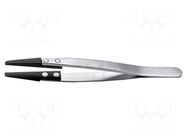 Tweezers; replaceable tips; Blade tip shape: flat; ESD IDEAL-TEK