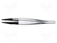 Tweezers; replaceable tips; Blade tip shape: flat; ESD IDEAL-TEK