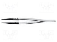 Tweezers; replaceable tips; Blade tip shape: flat; ESD IDEAL-TEK