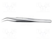 Tweezers; 120mm; for precision works; Blade tip shape: sharp IDEAL-TEK