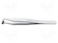 Tweezers; 120mm; for precision works; Type of tweezers: curved IDEAL-TEK