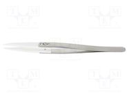 Tweezers; 140mm; Blade tip shape: sharp,flat; universal IDEAL-TEK