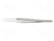 Tweezers; 140mm; Blade tip shape: sharp,flat; universal IDEAL-TEK