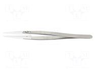 Tweezers; 135mm; Blade tip shape: flat; universal IDEAL-TEK