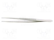 Tweezers; 120mm; Blade tip shape: flat; universal IDEAL-TEK