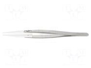 Tweezers; 140mm; Blades: narrow; Blade tip shape: flat; universal IDEAL-TEK