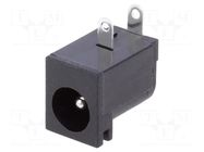 Connector: DC supply; socket; male; angled 90°; THT; 5.5/2.1mm HSM