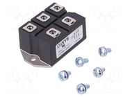 Bridge rectifier: three-phase; Urmax: 1.2kV; If: 60A; Ifsm: 550A IXYS