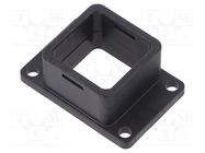 Socket cover; VerIO™; flange (4 holes),for panel mounting AMPHENOL COMMUNICATIONS SOLUTIONS