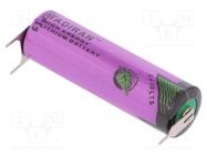 Battery: lithium (LTC); 14505; 3.6V; 2200mAh; non-rechargeable TADIRAN