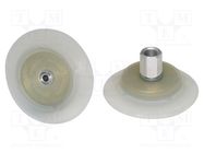 Suction cup; 80mm; G1/4 IG; Shore hardness: 55; 25cm3; 260N; PFYN SCHMALZ