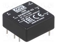 Converter: DC/DC; 20W; Uin: 9÷36V; Uout: 3.3VDC; Iout: 0÷4500mA; THT MEAN WELL