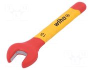 Wrench; insulated,spanner; 15mm; Overall len: 150mm WIHA