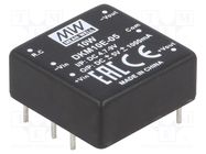 Converter: DC/DC; 10W; Uin: 4.7÷8V; Uout: 5VDC; Uout2: -5VDC; THT MEAN WELL