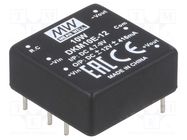 Converter: DC/DC; 10W; Uin: 4.7÷8V; Uout: 12VDC; Uout2: -12VDC; THT MEAN WELL