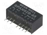 Converter: DC/DC; 2W; Uin: 18÷36V; Uout: 5VDC; Iout: 0÷400mA; SIP8 