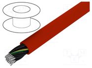 Wire; ÖLFLEX® HEAT 180 SiHF; 24G1.5mm2; Cu; stranded; silicone LAPP