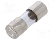 Fuse: fuse; quick blow; 2.5A; 250VAC; cylindrical,glass; 5x15mm ESKA