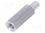 Screwed spacer sleeve; 20mm; Int.thread: M5; Ext.thread: M5 DREMEC