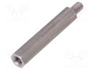 Screwed spacer sleeve; 70mm; Int.thread: M8; Ext.thread: M8 DREMEC