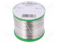 Tin; lead free; Sn99,3Cu0,7; 0.8mm; 500g; reel; 227°C; 3%; Flux: SW32 