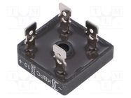 Bridge rectifier: single-phase; Urmax: 1kV; If: 10/15/25A; square DIOTEC SEMICONDUCTOR