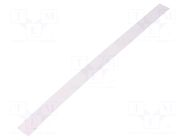 Tape: heat transfer; W: 15mm; L: 240mm; Thk: 0.5mm; 3W/mK; white; UL94 3M