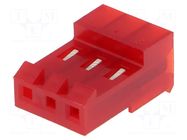 Connector: wire-board; plug; female; MTA-156; PIN: 3; 600VAC; IDC TE Connectivity