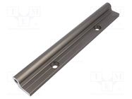 Single rail; aluminium; Ø: 16mm; L: 250mm; DryLin® W; linear guides 